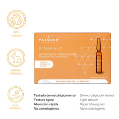 Valquer Laboratorios Ampollas Faciales Vitamina C. Serum Facial. Antioxidante Y Revitalizante. Todo Tipo De Pieles.