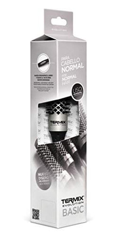Termix Evolution Basic Ø17-Cepillo térmico redondo con fibra ionizada de alto rendimiento, especial para cabellos de grosor medio. Disponible en 8 diámetros y en formato Pack.