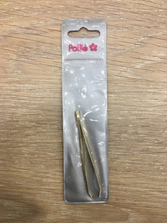 TP-POLLIÉ PINZA PARA DEPILAR PROFESIONAL DORADA 8CM - Hair shop