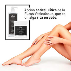 B D. BULLON Crema Corporal De Algas Anticelulítica, Previene Y Combate La Celulitis. Vegano. Efecto Calmante Y Suavizante, Único, 1000 Mililitro