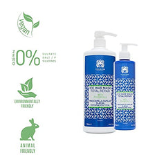 Válquer Profesional Ice Hair Mask. Máscara Capilar Reparación Total. Sin sal, sin parabenos y sin sulfatos. Cabellos dañados y secos- 300 ml