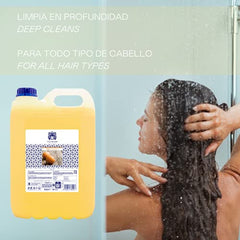 Valquer Profesional Champú Especial de Huevo para peluquería. Champú para profesional. Champú garrafa-5000ML