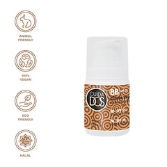 Cuidados BB Cream con protector solar SPF 15 . Elimina imperfecciones. Crema facial con color. Hidratación y nutrición 24 horas. Tono uniforme- 50 ml
