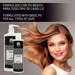 Valquer Profesional Champú preparador. Abre la cutícula y prepara el cabello para tratamientos. Cabello listo para tratar - 1000 ML