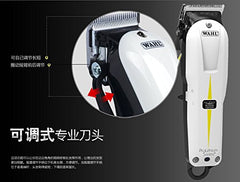 Wahl Prolithium Series - Maquina cortapelos, cuchillas cromadas, diseño sin cable, batería, blanco
