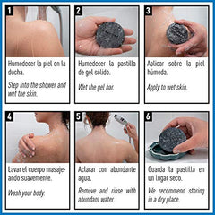 Valquer Laboratorios Válquer Gel Corporal Sólido con Extracto y Aceite de Coco, Acondicionador y Reparador de la Piel, Vegano, Sin Jabón, Sin Plástico, Sin Siliconas, Ecológico, 50 G