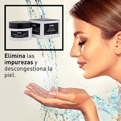 D´Bullón Mascarilla Facial Calmante Con Seda Natural. Elimina Las Impurezas de la piel. Limpiador facial. Con aceite de almendras ecológico. Vegano - 200 ml