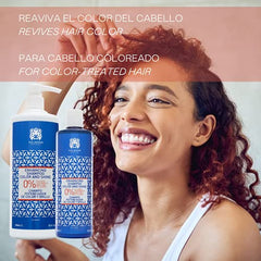Válquer Profesional Champú Potenciador Color y Brillo, Formulación Zero % Sin Sal, Sin Sulfatos, Sin Parabenos y Sin Siliconas, Cabellos Teñidos, Vegano, Único, Fresco, 400 Mililitros