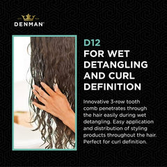 Denman, Peine (D12, Negro) - 20 gr.