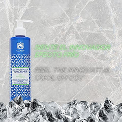 Válquer Profesional Ice Hair Mask. Máscara Capilar Reparación Total. Sin sal, sin parabenos y sin sulfatos. Cabellos dañados y secos- 300 ml