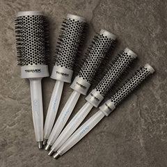 Termix C·Ramic Cepillo de pelo redondo Ø17 mm transparente- Con tecnología cerámica que aporta un brillo extra al cabello y evita el encrespamiento- Disponible en 8 diámetros y en formato Pack