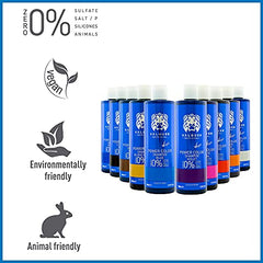 Valquer Profesional Champú Power Color cabellos teñidos. Vegano Y Sin Sulfatos (Azul). Potenciador color cabello - 400 ml.