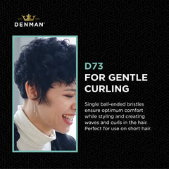 Denman D73 Radial Hairbrush Flexible Pins