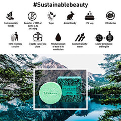 Valquer Laboratorios Válquer Gel Corporal Sólido con Extracto y Aceite de Coco, Acondicionador y Reparador de la Piel, Vegano, Sin Jabón, Sin Plástico, Sin Siliconas, Ecológico, 50 G
