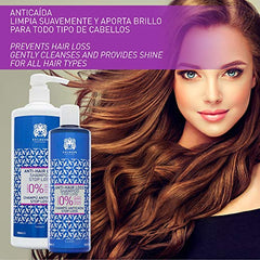 Válquer Profesional Champú Anticaída Zero % Sin Sal, Sin Sulfatos, Sin Parabenos y Sin Siliconas, Reducir Caída Cabello, Stop Loss, Único, 1000 Mililitros