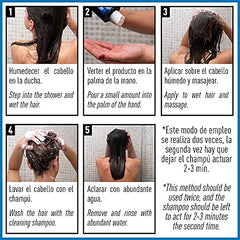 Valquer Profesional Champú Power Color cabellos teñidos. Vegano Y Sin Sulfatos (Cabello negro). Potenciador color cabello - 400 ml.