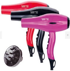 Secador de pelo twister 3900 iónica asuer group rojo