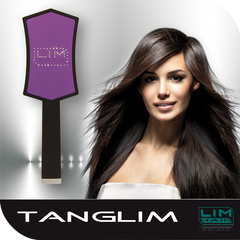 Cepillos tanglim lim hair purpura desenredante no rompe el pelo