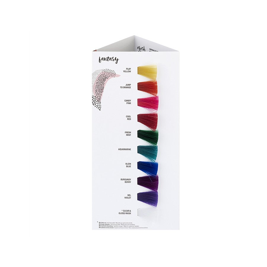 Mascarilla Fantasy Color beat mask cool red / rojo 100 ml