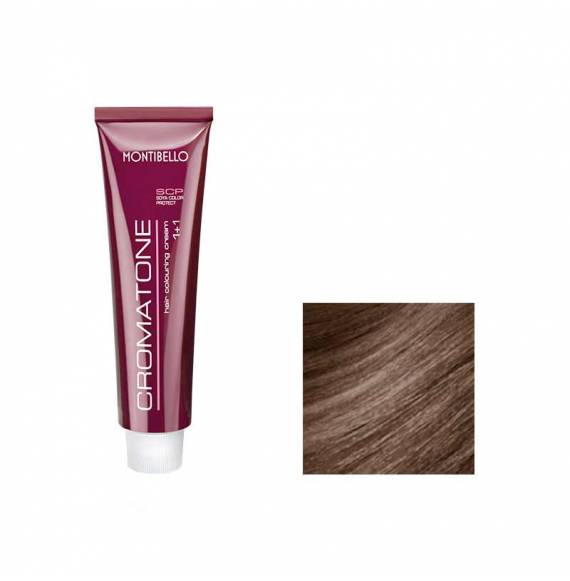 Cromatone Tinte Permanente 60ml Montibello 6.1 - Rubio Oscuro Ceniza