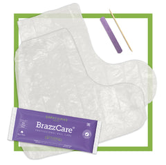 Brazzcare calcetines pedicura 90 unidad -tratamiento hidratación y regenerador